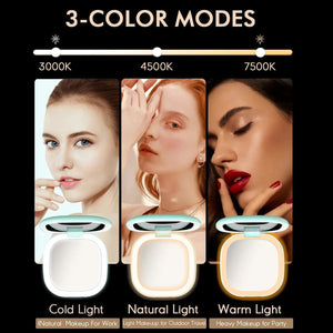 Compact Travel Makeup Mirror for Handbag - Glam Warehouse