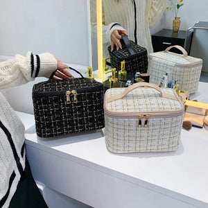 Cosmetic Bag Portable Girl Makeup Bag - Glam Warehouse