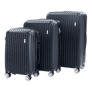 Delegate Suitcases Luggage Set 20" 24" 28"Carry On Trolley TSA Travel Bag - Glam Warehouse