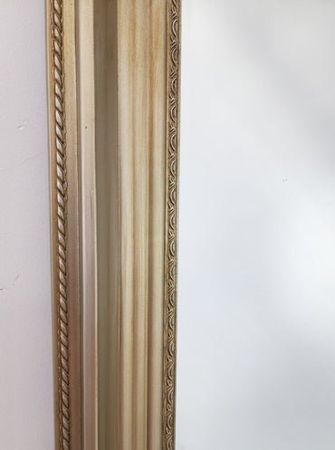 Deluxe French Provincial Ornate Mirror - Champagne - 90cm x 170cm - Glam Warehouse