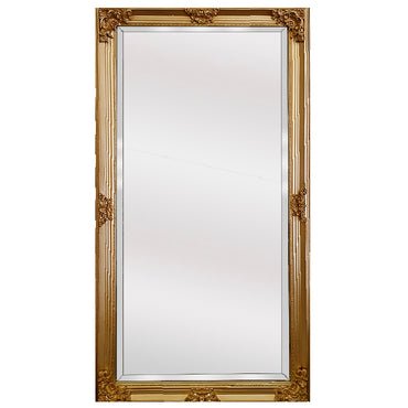 Deluxe French Provincial Ornate Mirror - Gold - X large 210cm x 110cm - Glam Warehouse