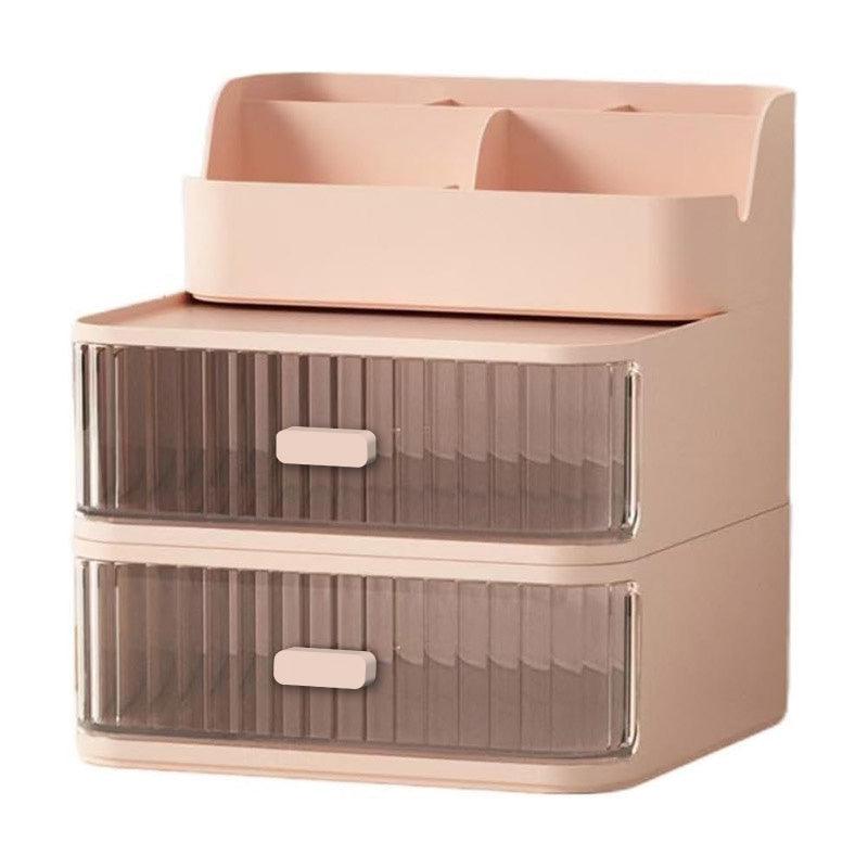 Drawer Storage Box Stationery Cosmetic Organizer Multi Purpose Desktop Holder - Green - Glam Warehouse