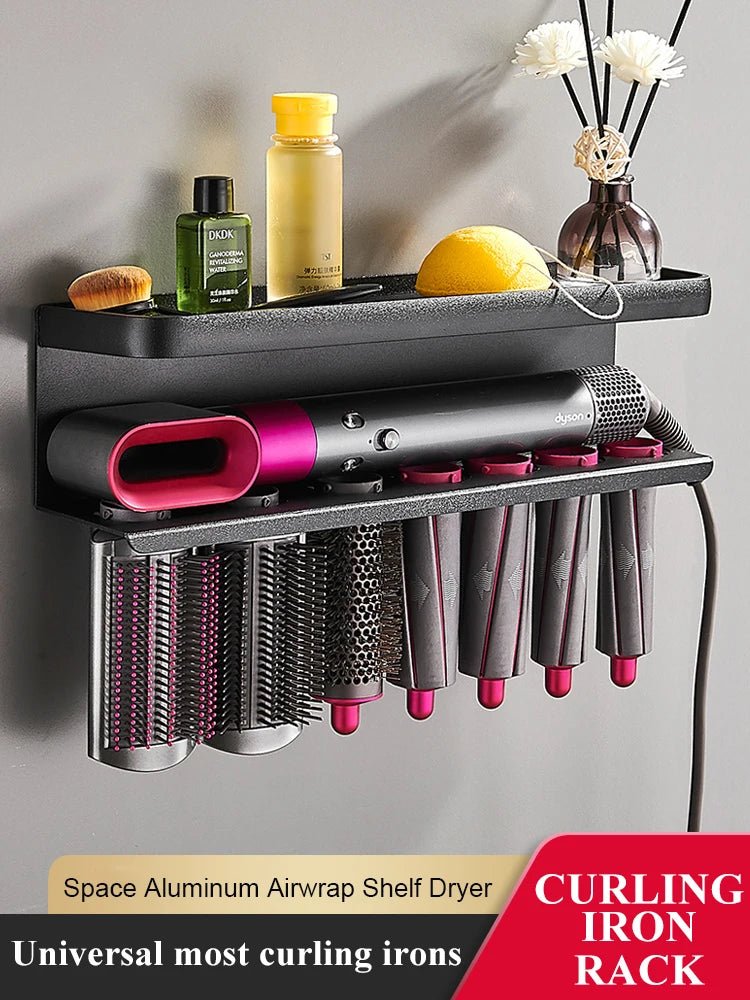 Dyson Hairdryer Wall Mount Holder Shelf - Glam Warehouse