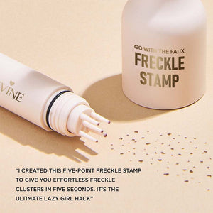 Effortless Faux Freckle Stamp Pen - Natural Looking Freckle Clusters in Seconds(DARK) - Glam Warehouse
