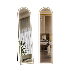 Embellir LED Full Length Mirror Floor Dressing Mirror 160cm - Glam Warehouse
