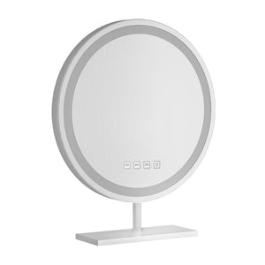 Embellir Makeup Mirror 40x40cm Hollywood Vanity with LED Light Tabletop Round - Glam Warehouse