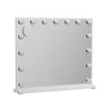Embellir Makeup Mirror 60x52cm Hollywood Vanity with LED Light Tabletop White - Glam Warehouse