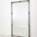 French Provincial Ornate Mirror - ANTIQUE SILVER- X Large 100cm x 190cm - Glam Warehouse