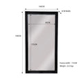 French Provincial Ornate Mirror - BLACK - X Large 100cm x 190cm - Glam Warehouse
