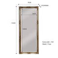 French Provincial Ornate Mirror - Champagne - Medium 70cm x 170cm - Glam Warehouse