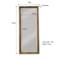 French Provincial Ornate Mirror - Country Gold - Medium 70cm x 170cm - Glam Warehouse