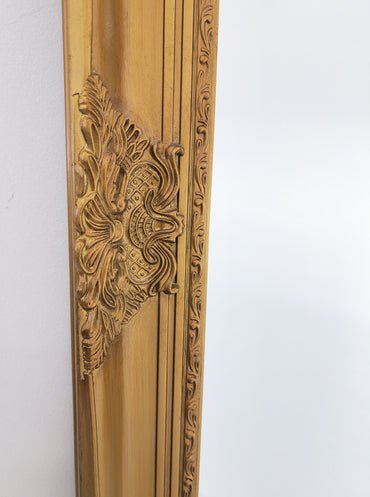 French Provincial Ornate Mirror - COUNTRY GOLD - X Large 100cm x 190cm - Glam Warehouse