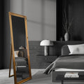 French Provincial Ornate Mirror - Gold - Free Standing 50cm x 170cm - Glam Warehouse