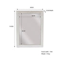 French Provincial Ornate Mirror - White - Small 80cm x 110cm - Glam Warehouse