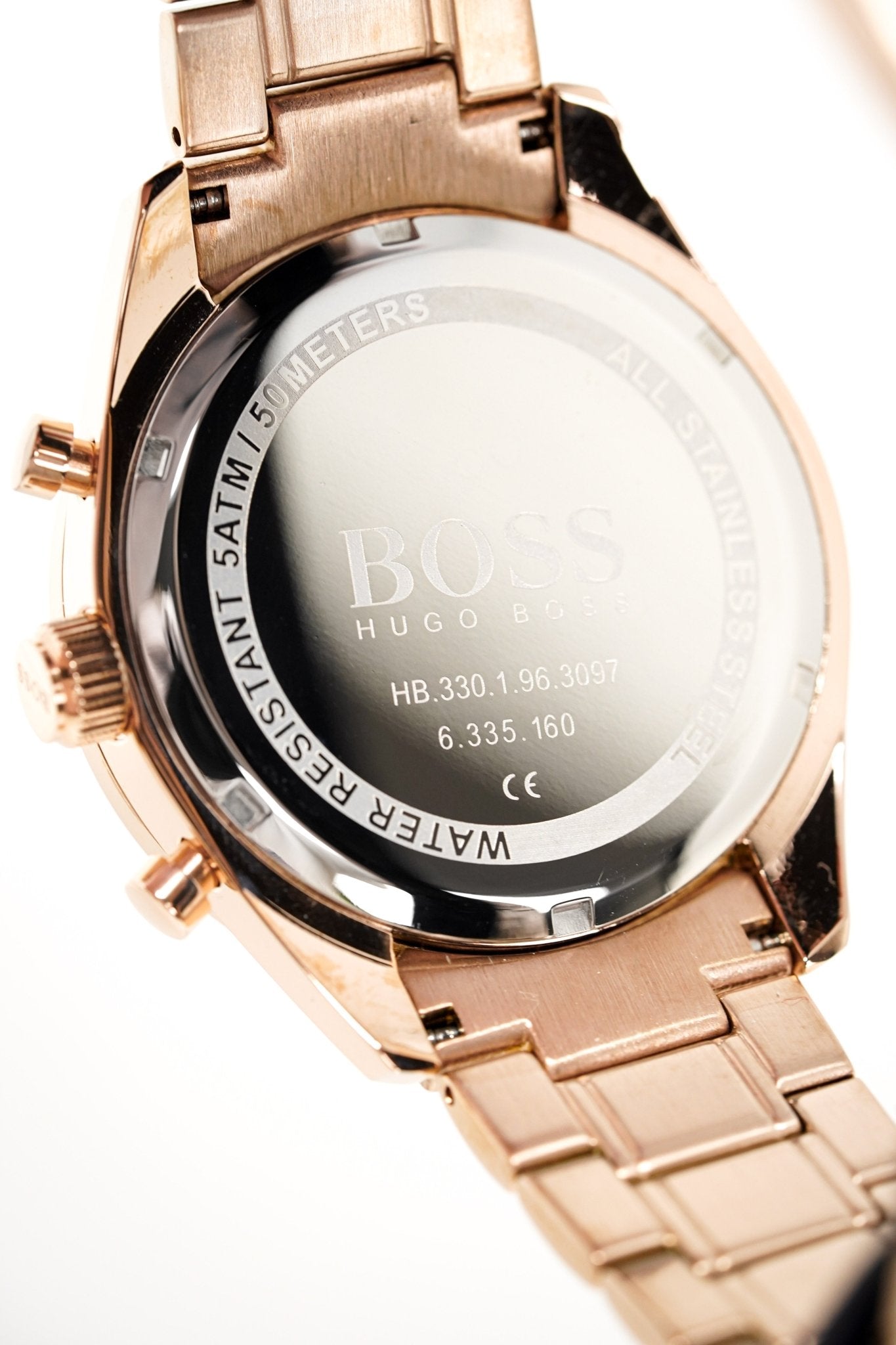 Hugo Boss Men S Watch Chronograph Trophy Rose Gold Hb1513632