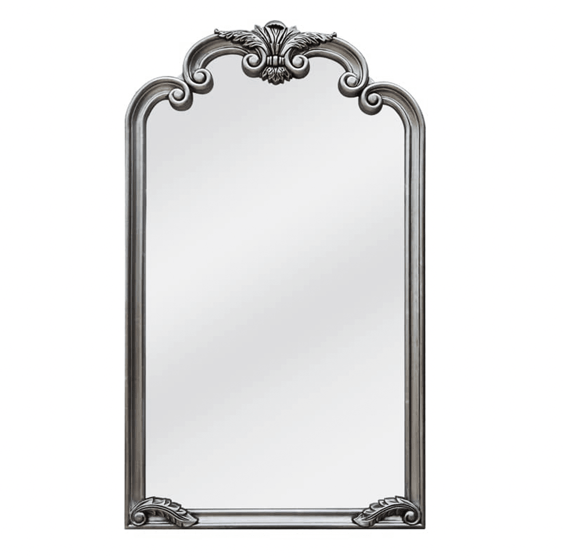 Interior Ave - Palacio Leaner Mirror - Antique Silver - Glam Warehouse