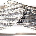 JZ.FZSEDQ Wings Ring Fashion Creative Feather Angel Ring Open Adjustable Guardian Ring for Women - Glam Warehouse