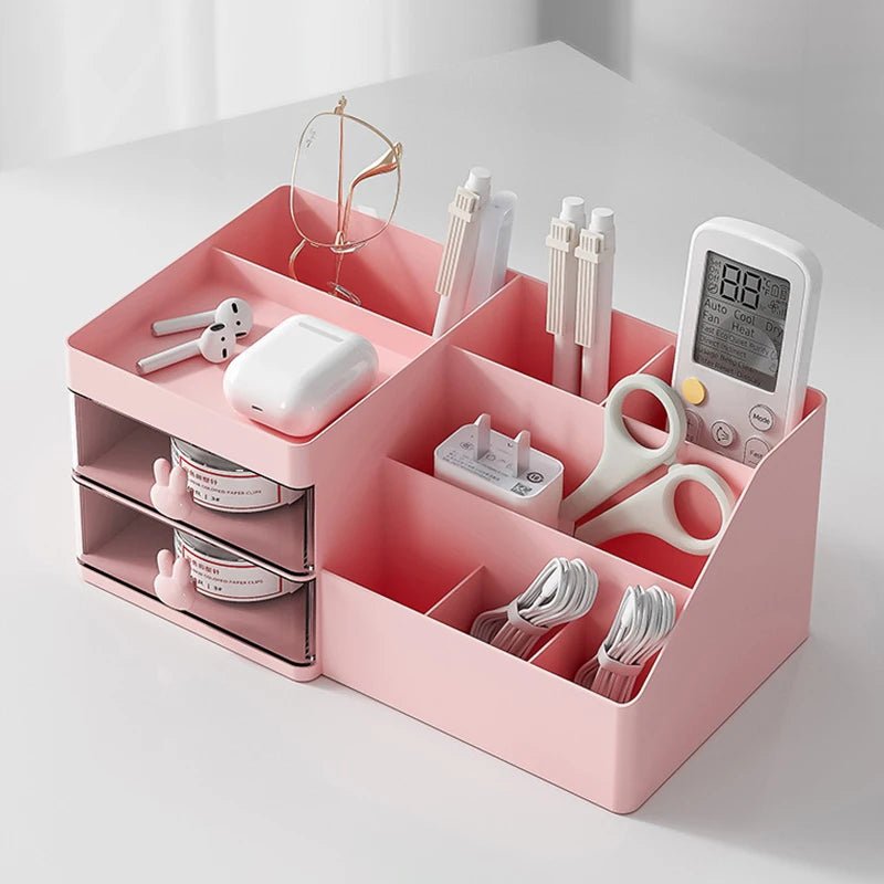 Large Capacity Cosmetic Storage Box Makeup Drawer Organizer - Glam Warehouse