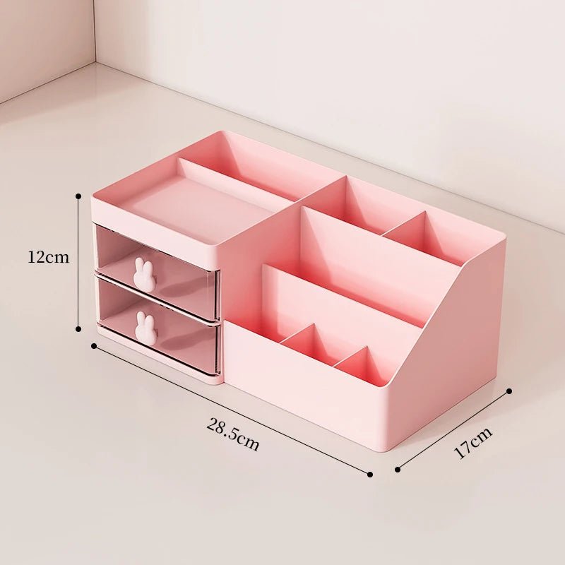 Large Capacity Cosmetic Storage Box Makeup Drawer Organizer - Glam Warehouse