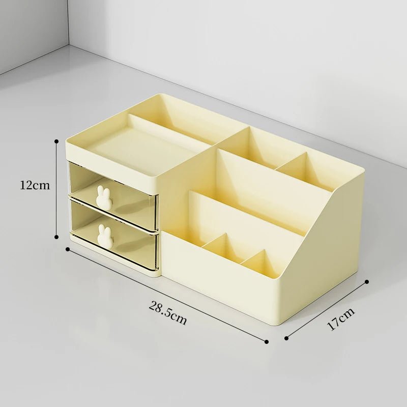 Large Capacity Cosmetic Storage Box Makeup Drawer Organizer - Glam Warehouse