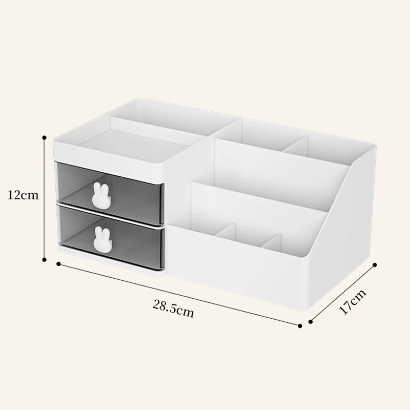 Large Capacity Cosmetic Storage Box Makeup Drawer Organizer - Glam Warehouse