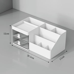 Large Capacity Cosmetic Storage Box Makeup Drawer Organizer - Glam Warehouse