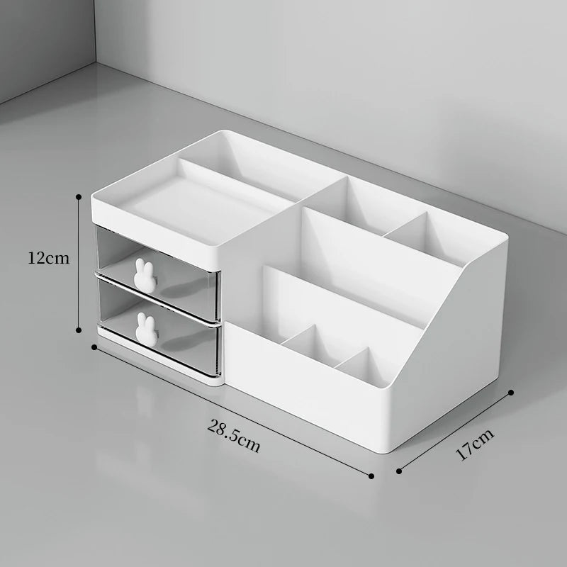 Large Capacity Cosmetic Storage Box Makeup Drawer Organizer - Glam Warehouse