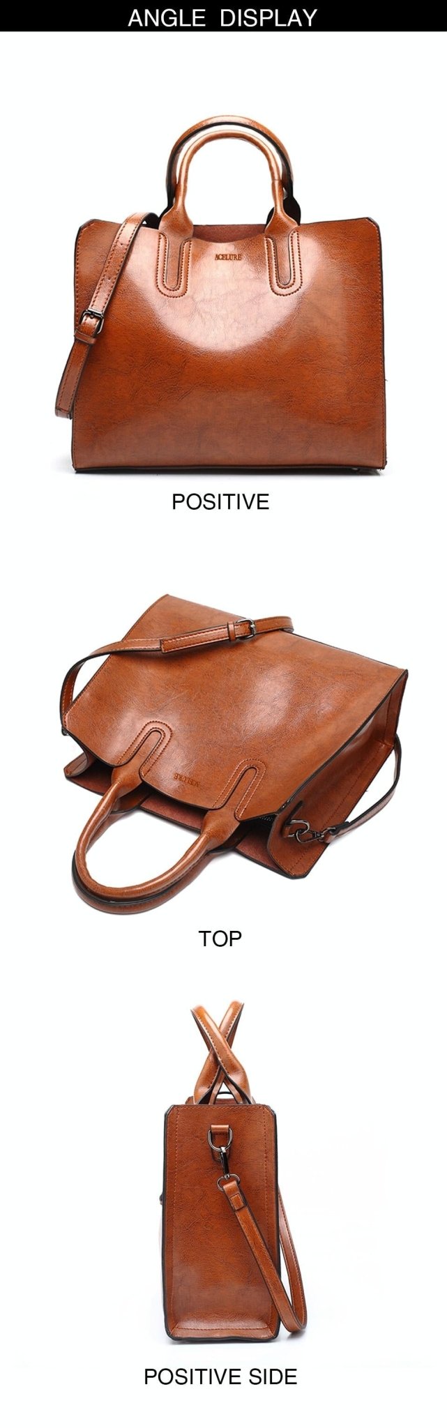 Large Casual Tote Bag for Women - Trunk Shoulder Handbag - Glam Warehouse
