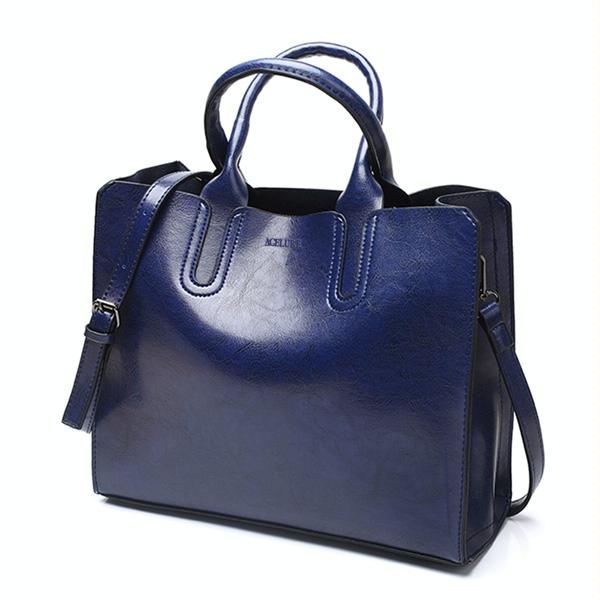 Large Casual Tote Bag for Women - Trunk Shoulder Handbag - Glam Warehouse