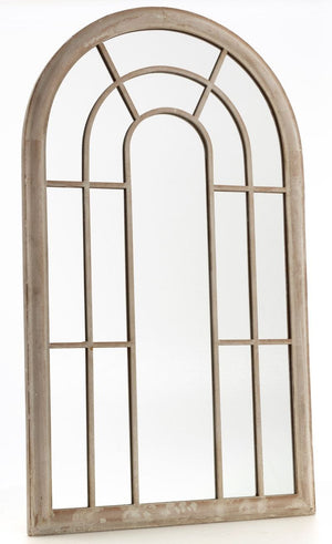 Large Garden Arched Window Mirror - Glam Warehouse
