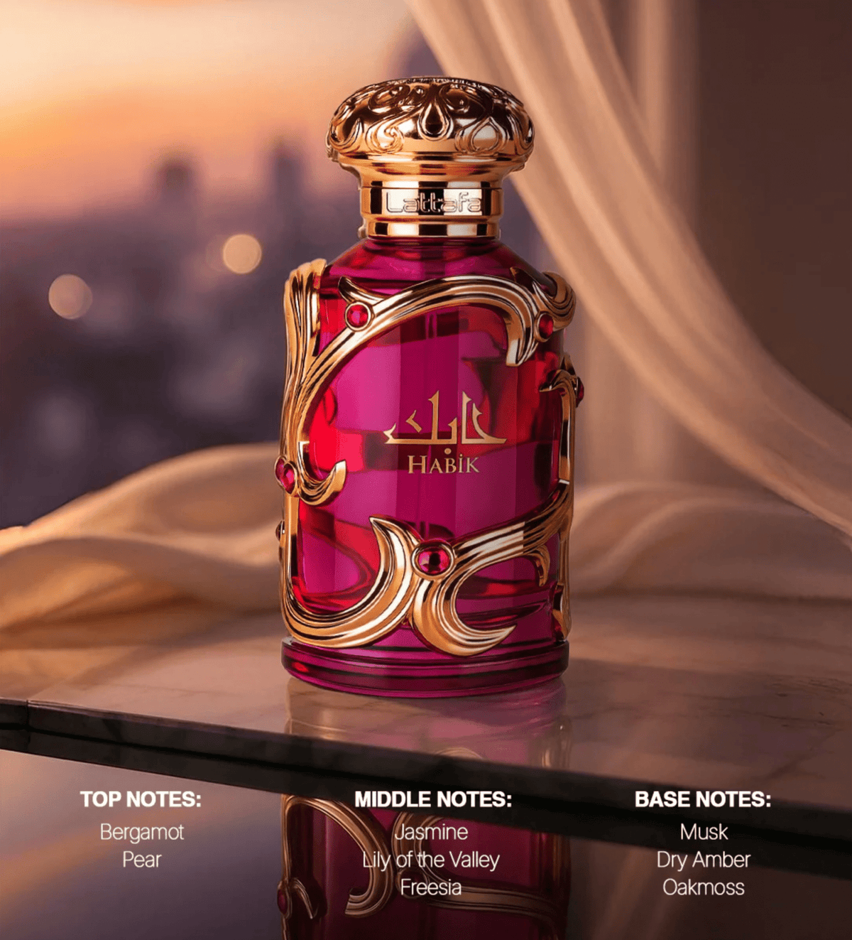 Lattafa Habik (100ml EDP – Women) - Glam Warehouse