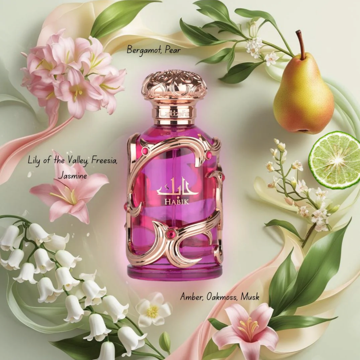 Lattafa Habik (100ml EDP – Women) - Glam Warehouse