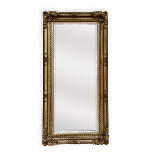 LUX French Provincial Ornate Mirror - Antique Champagne - Glam Warehouse