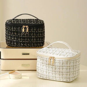 Luxury Makeup Bag for Women - Ins Style Cosmetic Travel Bag - Glam Warehouse