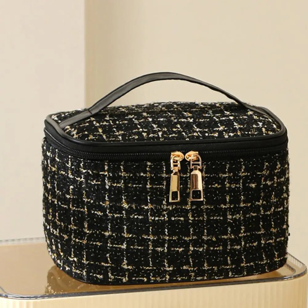 Luxury Makeup Bag for Women - Ins Style Cosmetic Travel Bag - Glam Warehouse