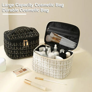 Luxury Makeup Bag for Women - Ins Style Cosmetic Travel Bag - Glam Warehouse