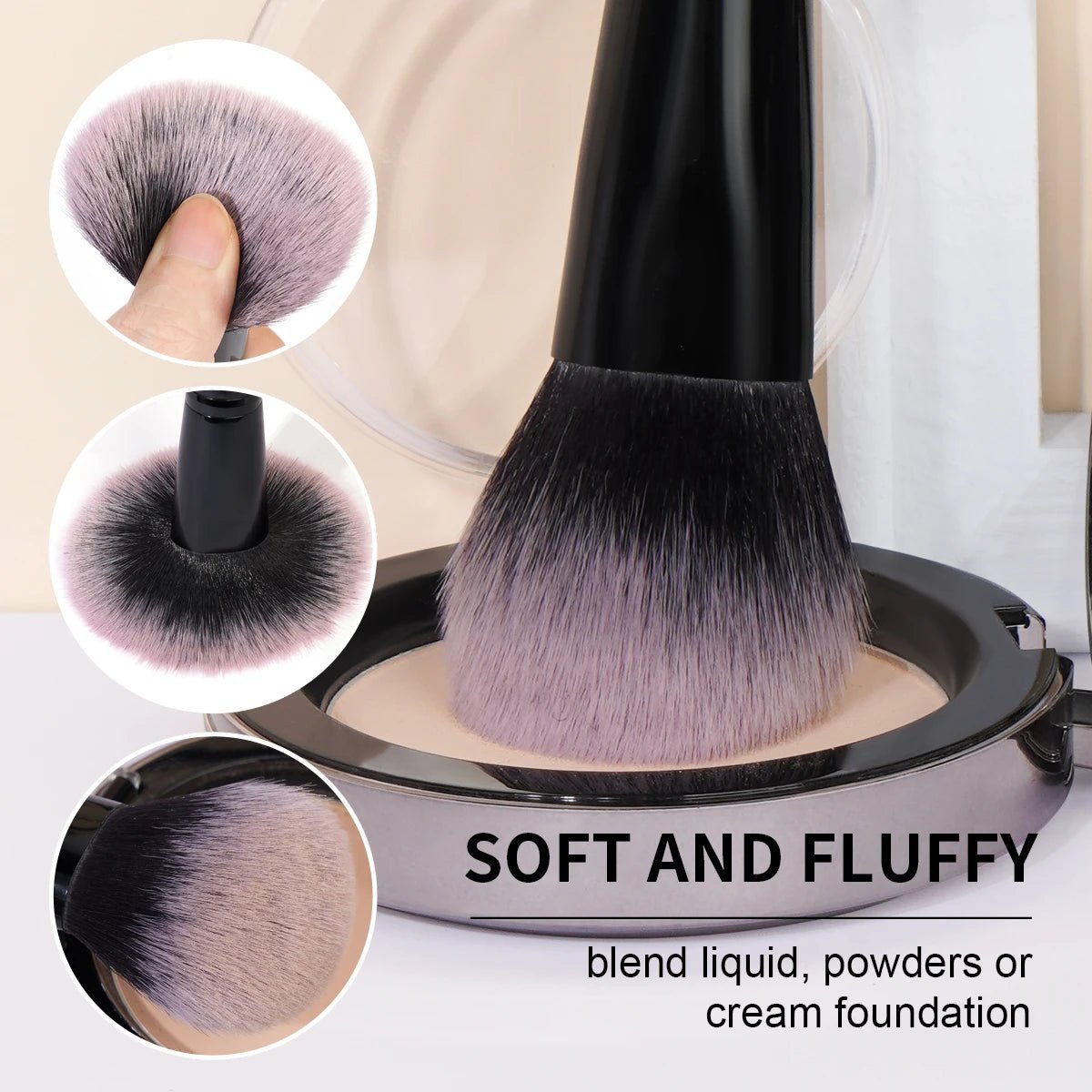 Makeup Brushes 18pcs Professional Natural Foundation Eyeshadow Concealer Blending Brush with Storage Box Kabuki Women Kit - Glam Warehouse