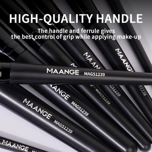 Makeup Brushes 18pcs Professional Natural Foundation Eyeshadow Concealer Blending Brush with Storage Box Kabuki Women Kit - Glam Warehouse