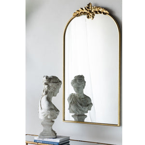 MARION TALL GOLD WALL MIRROR - Glam Warehouse