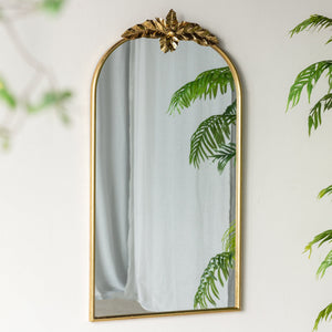 MARION TALL GOLD WALL MIRROR - Glam Warehouse