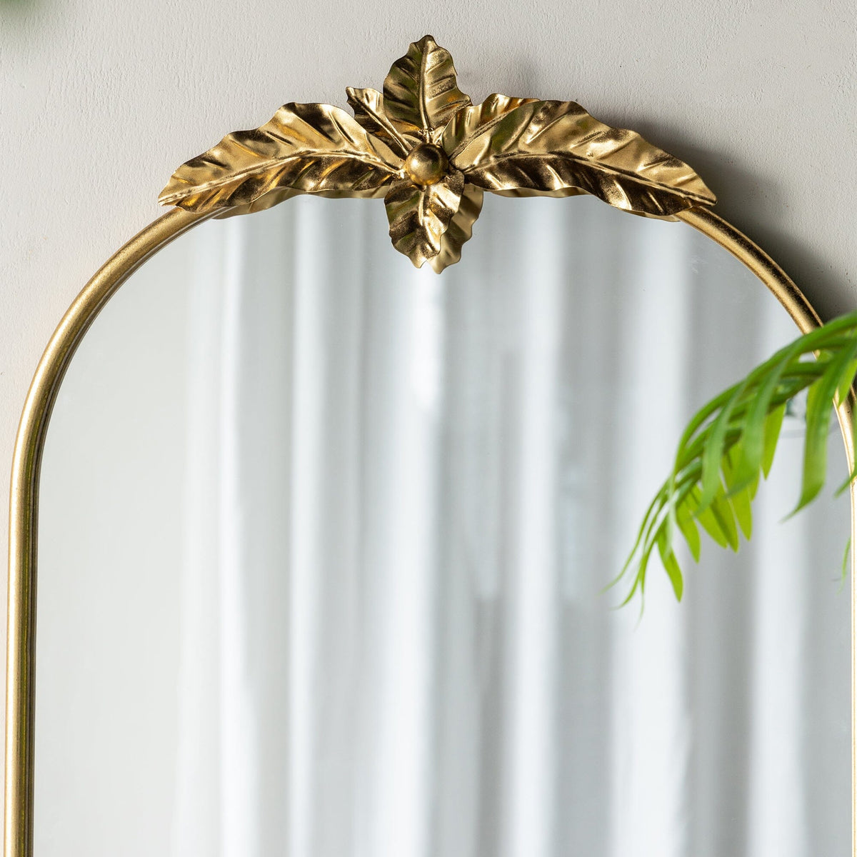 MARION TALL GOLD WALL MIRROR - Glam Warehouse