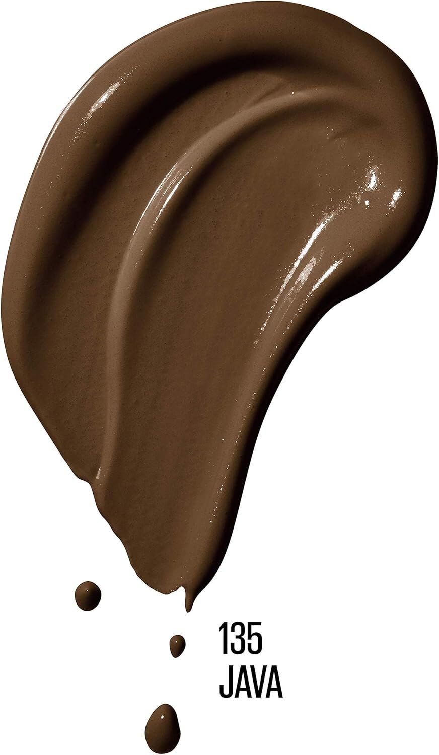 Maybelline Dream Radiant Liquid Hydrating Foundation with Hyaluronic Acid - Java 135, Java - Glam Warehouse
