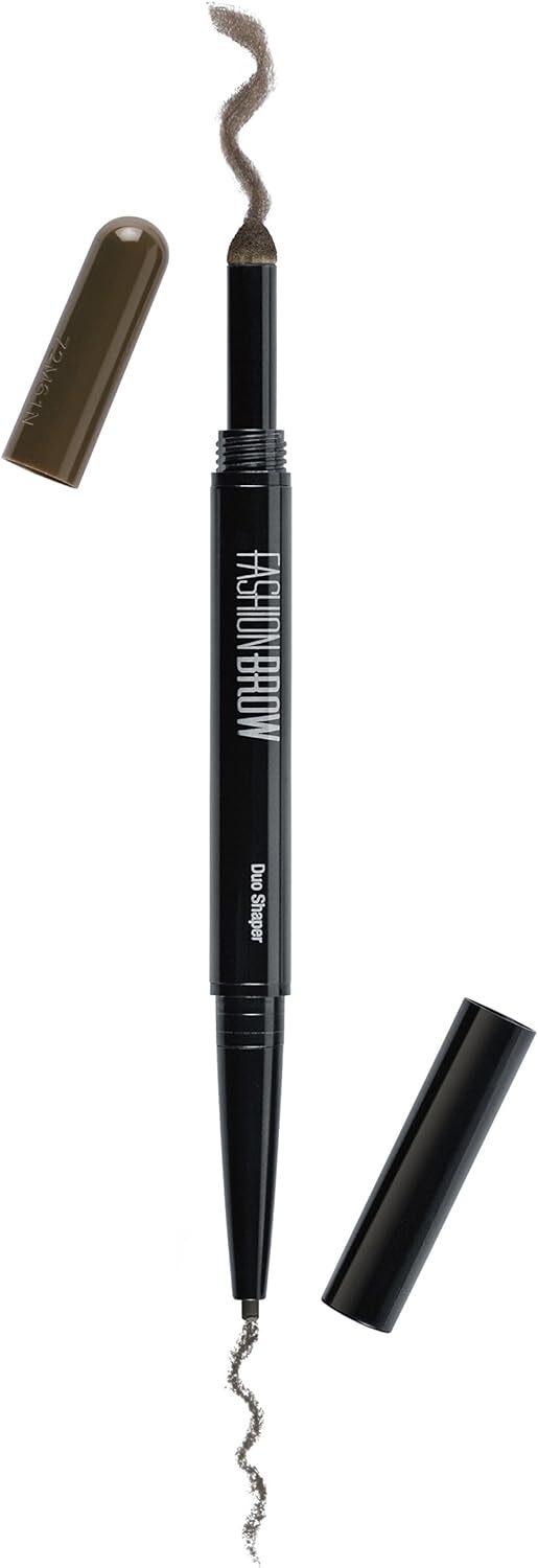 Maybelline New York Natural Eye Brow Duo 2 in 1 Pencil & Powder - Deep Brown - Glam Warehouse