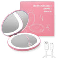 Mini Travel LED Makeup Mirror - Glam Warehouse