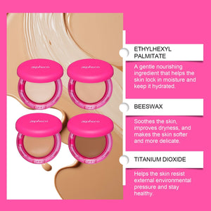 Moisturizing Balm Foundation - Lightweight Texture, Long-Lasting Natural Coverage(Brown) - Glam Warehouse
