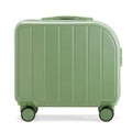 Olive Green 18-Inch Lightweight Carry-On Luggage - Waterproof & Anti-Theft Suitcase with Silent Universal Wheels - Glam Warehouse