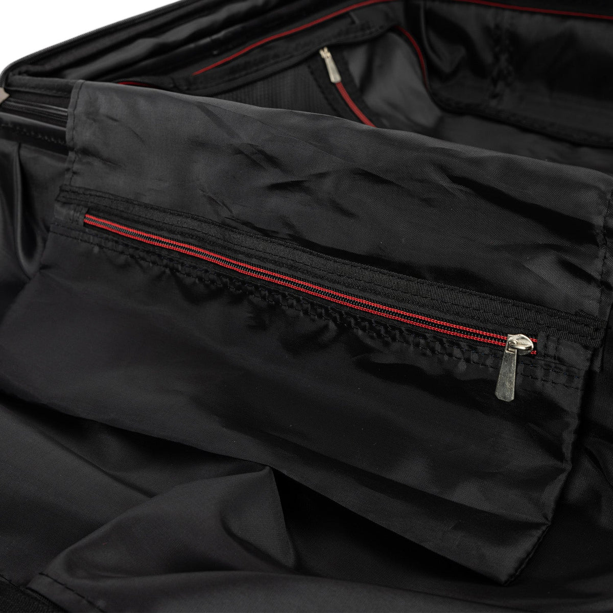 Olympus 3PC Astra Luggage Set Hard Shell Suitcase - Obsidian Black - Glam Warehouse