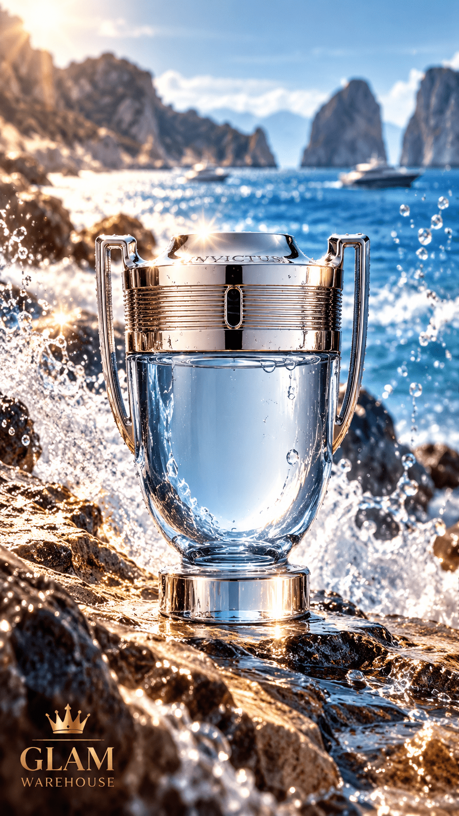 Paco Rabanne Invictus EDT 100ml for Men | Original Designer Fragrance | Glam Warehouse - Glam Warehouse