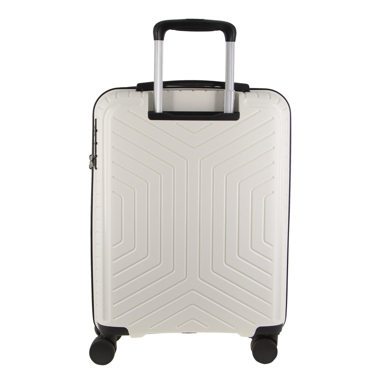Pierre Cardin 65cm Medium Hard-Shell Suitcase Travel Luggage Bag - White - Glam Warehouse