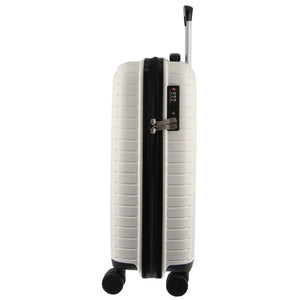 Pierre Cardin 76cm Large Hard-Shell Suitcase Travel Luggage Bag - White - Glam Warehouse